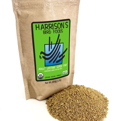 Organic Adult Bird Food Super Fine - 1LB