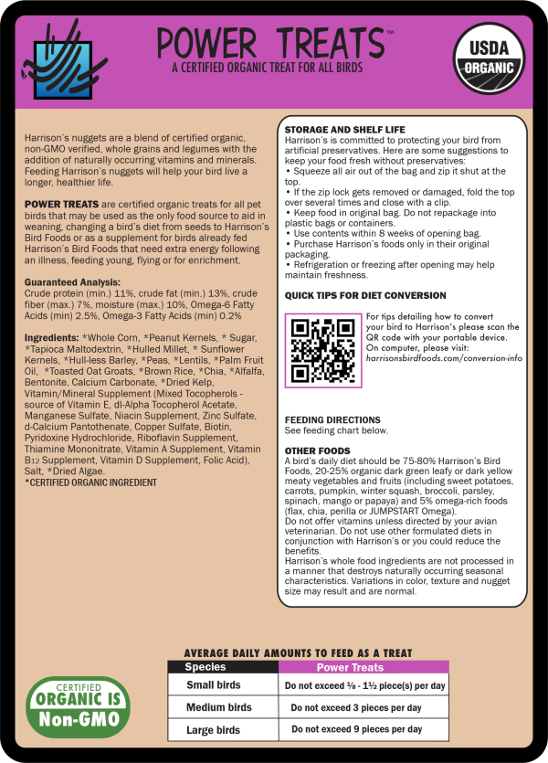 Organic Bird Power Treats