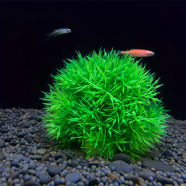 Artificial Grass Ball For Aquariums x2