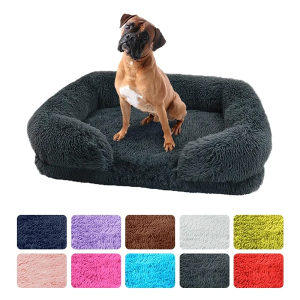 Small-Large Plush Sofa Dog Bed