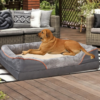 Large Orthopedic-Foam Dog Bed W/ Removable Cover