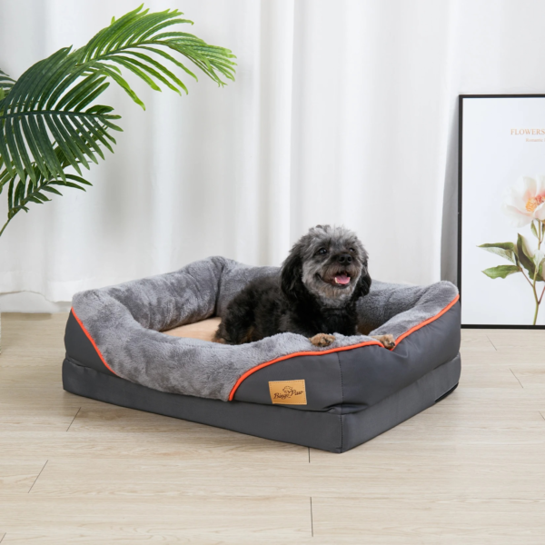 Large Orthopedic-Foam Dog Bed W/ Removable Cover